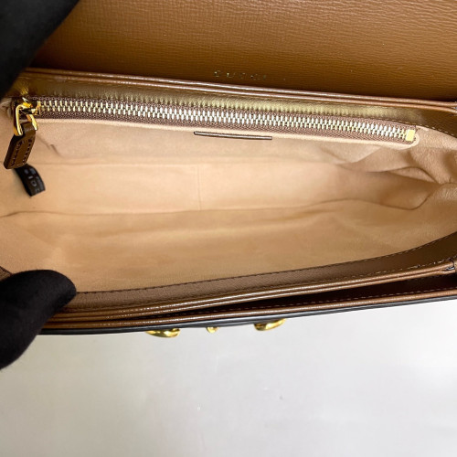 Gucci Medium Horsebit 1955 GG Monogram Tan