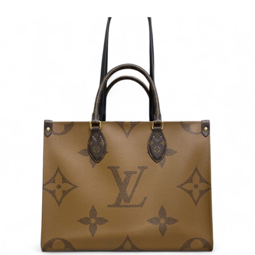 Louis Vuitton Onthego MM Reverse Monogram Giant Brown