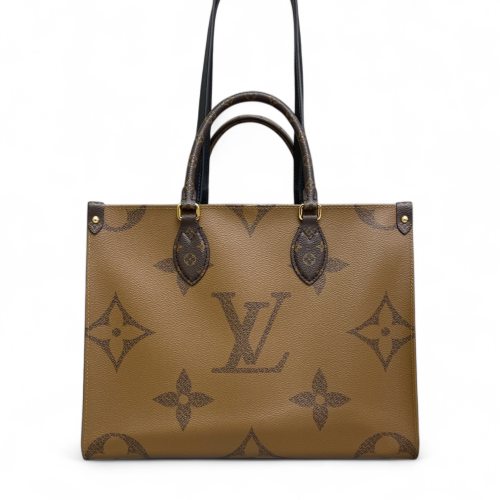 Louis Vuitton Onthego MM Reverse Monogram Giant Brown