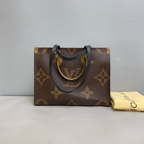 Louis Vuitton Onthego MM Reverse Monogram Giant Brown