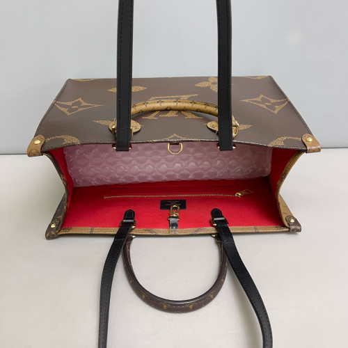 Louis Vuitton Onthego MM Reverse Monogram Giant Brown