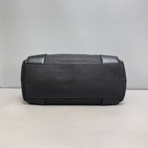 Miu Miu Tote Bag Grained Calfskin Calfskin Black