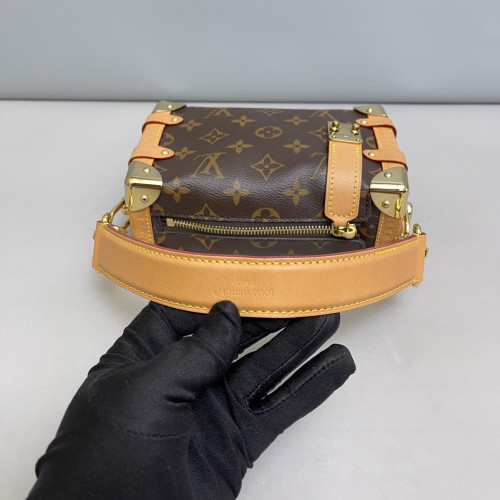 Louis Vuitton Side Trunk Pm Monogram Brown