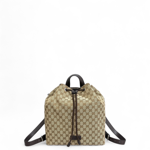 Gucci Backpack GG Monogram Beige Brown