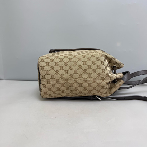 Gucci Backpack GG Monogram Beige Brown