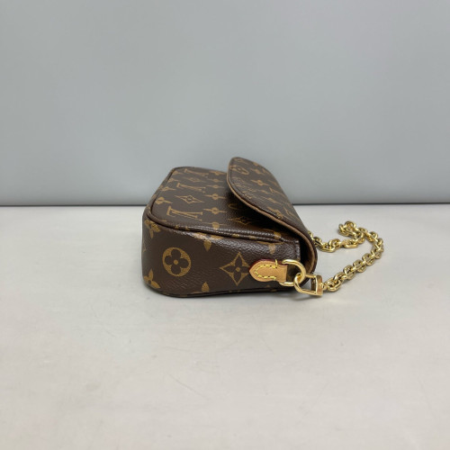 Louis Vuitton Ivy Wallet On Chain Monogram Brown