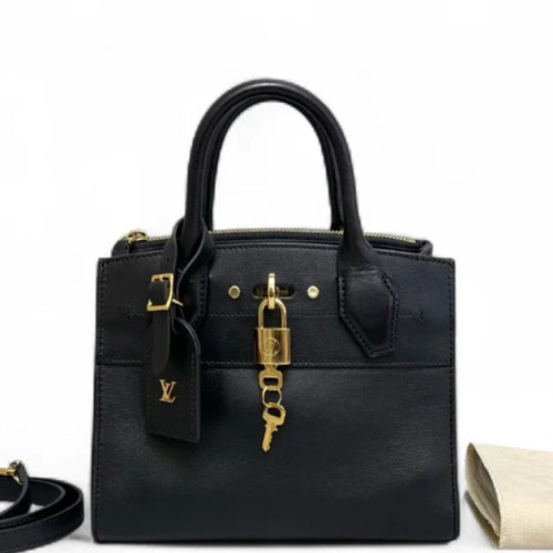 Louis Vuitton City Steamer Mini Calfskin Black