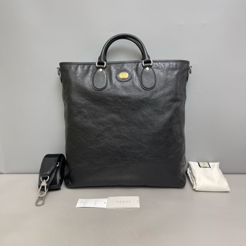 Gucci Tote Bag Calfskin Black