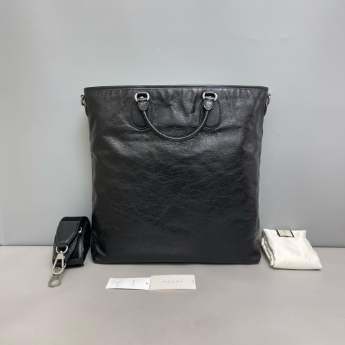 Gucci Tote Bag Calfskin Black
