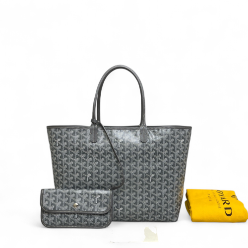 Goyard Saint Louis PM Goyardine Grey White