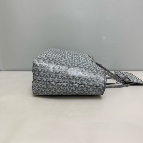 Goyard Saint Louis PM Goyardine Grey White