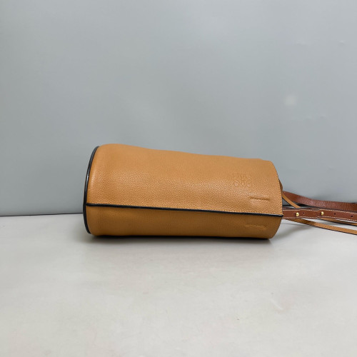 Loewe Medium Gate Bucket Bag Grained Calfskin Tan