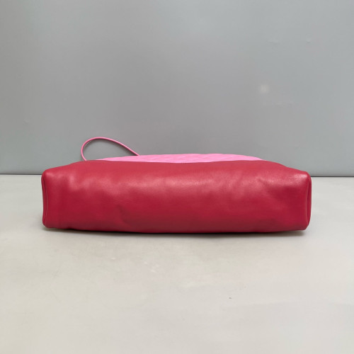 Chanel Quilted Large 31 Shopping Bag Calfskin Pink Red