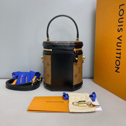 Louis Vuitton Cannes Monogram Reverse Monogram Brown