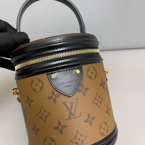 Louis Vuitton Cannes Monogram Reverse Monogram Brown
