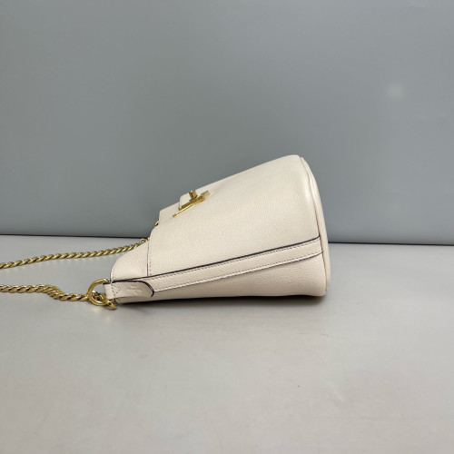 Louis Vuitton Lock And Walk Bucket Calfskin White
