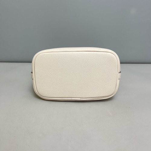 Louis Vuitton Lock And Walk Bucket Calfskin White