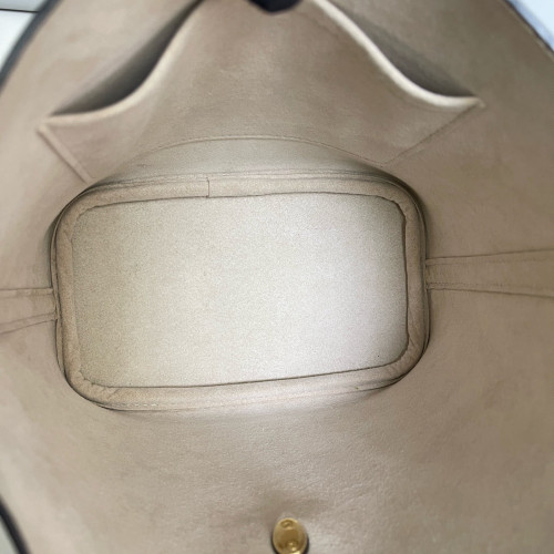 Louis Vuitton Lock And Walk Bucket Calfskin White