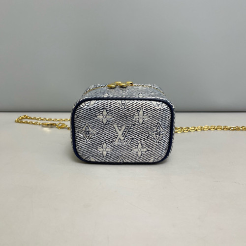 Louis Vuitton Nano Nice Monogram Blue White