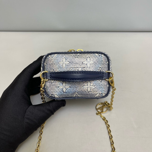 Louis Vuitton Nano Nice Monogram Blue White