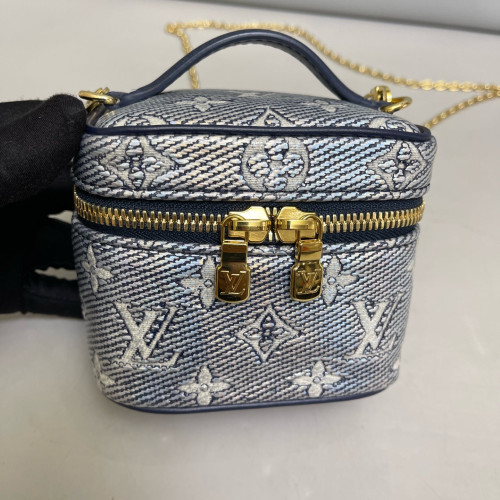 Louis Vuitton Nano Nice Monogram Blue White