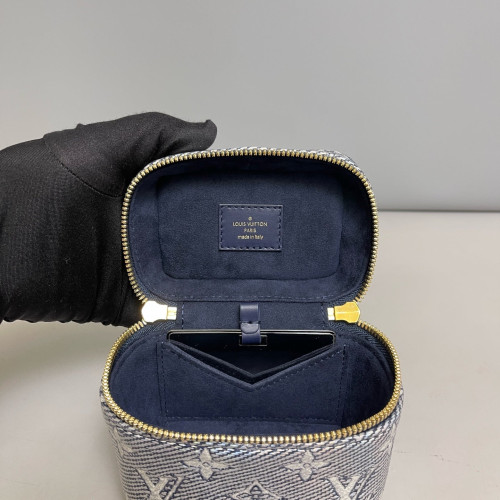 Louis Vuitton Nano Nice Monogram Blue White