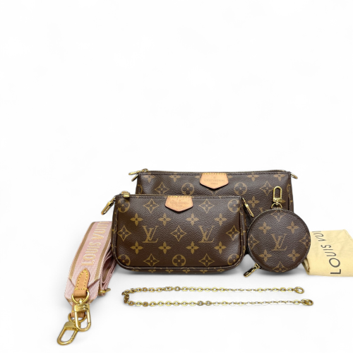 Louis Vuitton Multi Pochette Accessories Monogram Brown