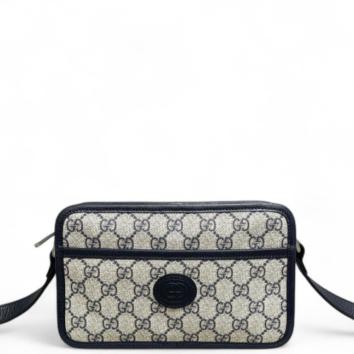 Gucci Camera Case GG Supreme Monogram Blue