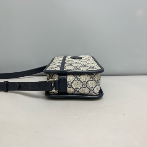 Gucci Camera Case GG Supreme Monogram Blue