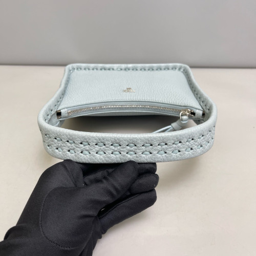 Fendi Mini Fendessence Shoulder Bag Calfskin Light Blue