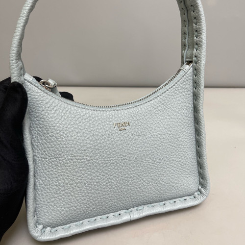 Fendi Mini Fendessence Shoulder Bag Calfskin Light Blue