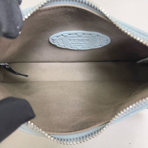 Fendi Mini Fendessence Shoulder Bag Calfskin Light Blue