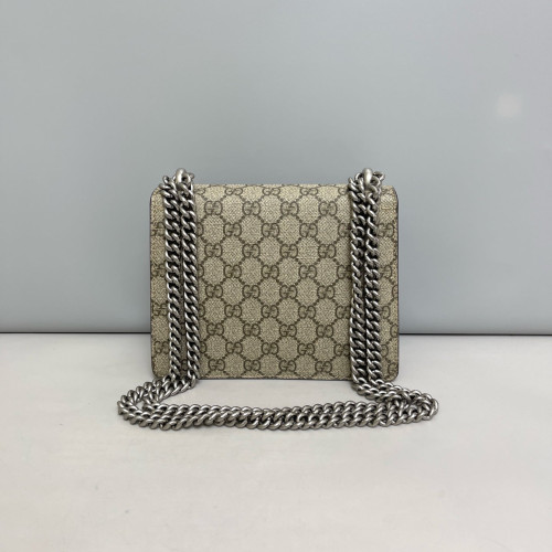 Gucci Mini Dionysus GG Supreme Monogram Suede Red