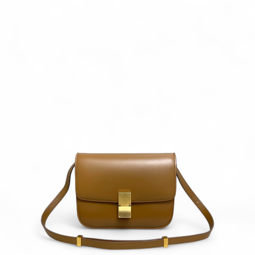 Celine Medium Classic Box Smooth Calfskin Tan