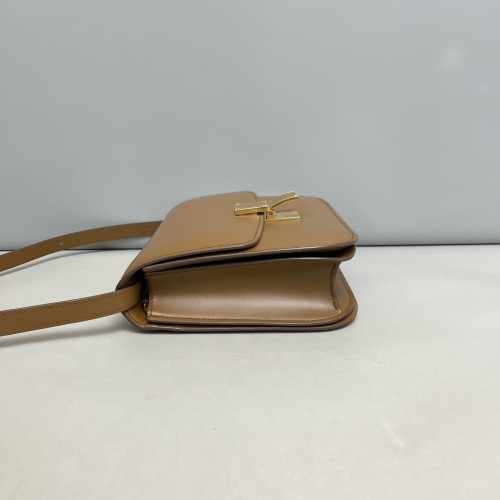 Celine Medium Classic Box Smooth Calfskin Tan