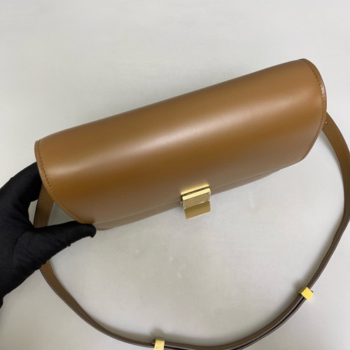 Celine Medium Classic Box Smooth Calfskin Tan