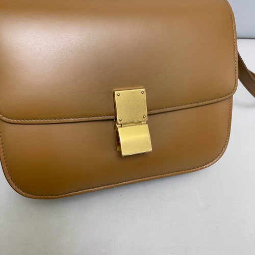 Celine Medium Classic Box Smooth Calfskin Tan