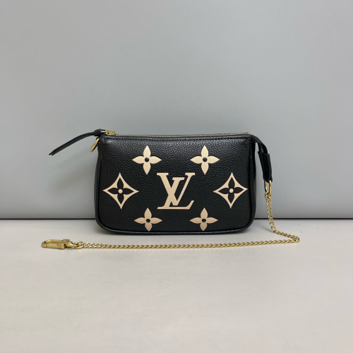 Louis Vuitton Pochette Mini Accessories Monogram Empreinte Giant Black