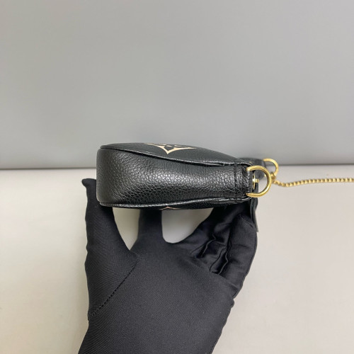 Louis Vuitton Pochette Mini Accessories Monogram Empreinte Giant Black