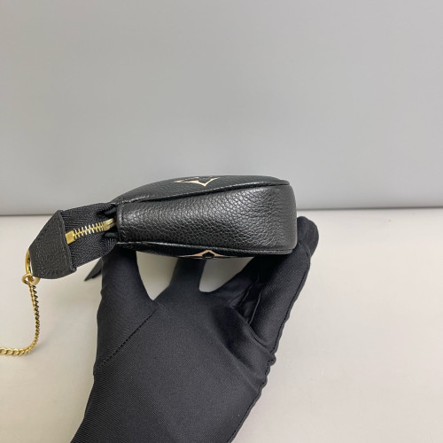 Louis Vuitton Pochette Mini Accessories Monogram Empreinte Giant Black
