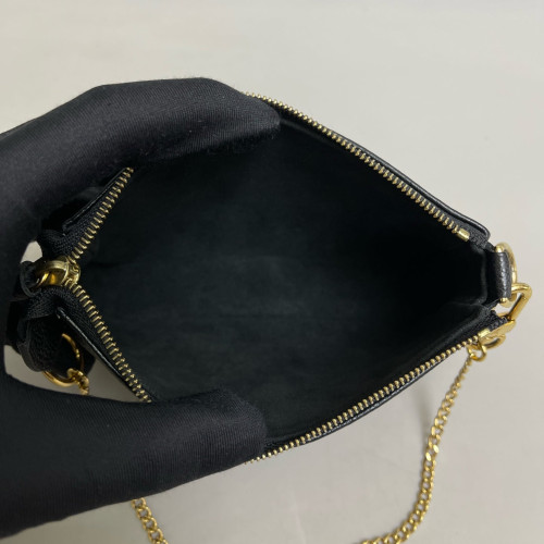 Louis Vuitton Pochette Mini Accessories Monogram Empreinte Giant Black