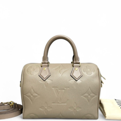 Louis Vuitton Speedy Bandouliere 25 Monogram Empreinte Giant Grey Louis Vuitton Speedy Bandouliere 25 Monogram Empreinte Giant Grey