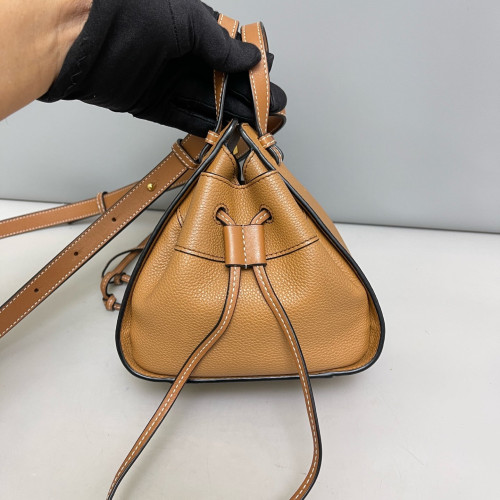Loewe Mini Hammock Grained Calfskin Camel