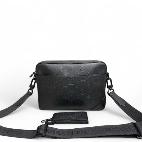 Louis Vuitton Dou Messenger Monogram Shadow Black