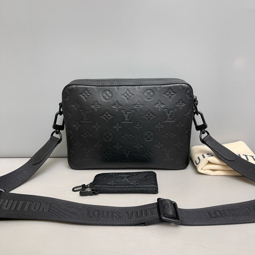 Louis Vuitton Dou Messenger Monogram Shadow Black