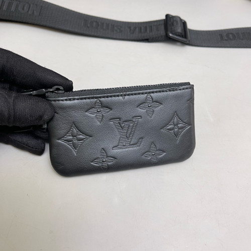 Louis Vuitton Dou Messenger Monogram Shadow Black