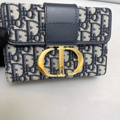 Dior 30 Montaigne Mini Box Bag Oblique Beige Navy Black