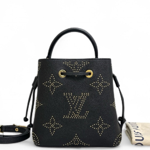 Louis Vuitton Studded Neonoe BB Calfskin Black