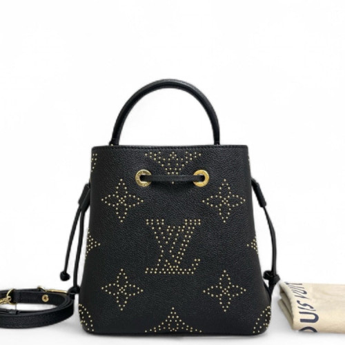 Louis Vuitton Studded Neonoe BB Calfskin Black