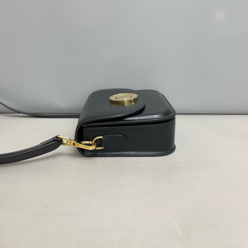Burberry Flap Bag Smooth Calfskin Black Burberry Flap Bag Smooth Calfskin Black